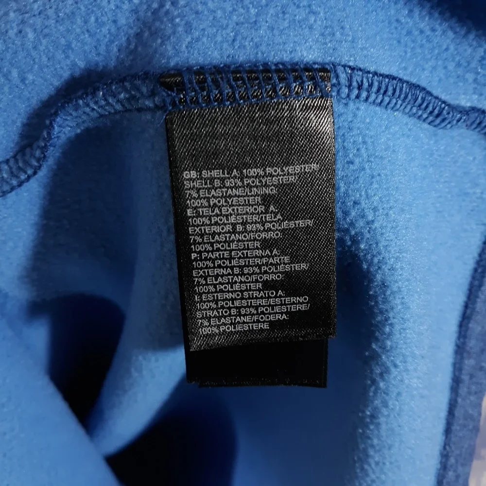The North Face Sweater Mens‎ Medium Blue Outdoor Travel Hiking 1/2 Half Zip